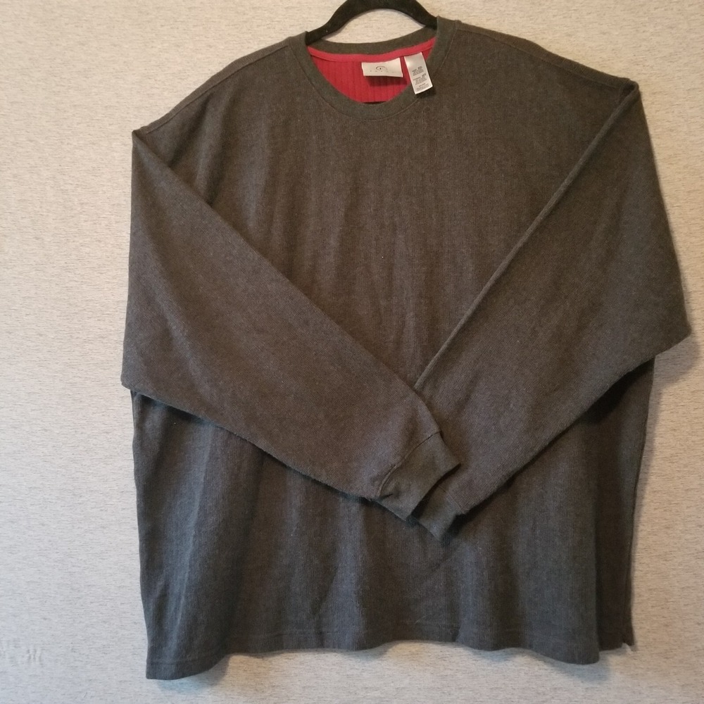 Farah Men's Classic Gray Crew Neck Pullover Sweatshirt 3XL